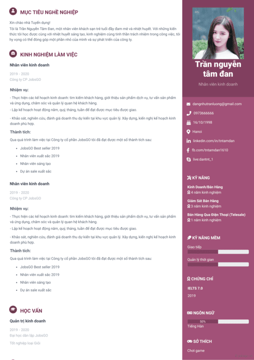 JobsGO CV